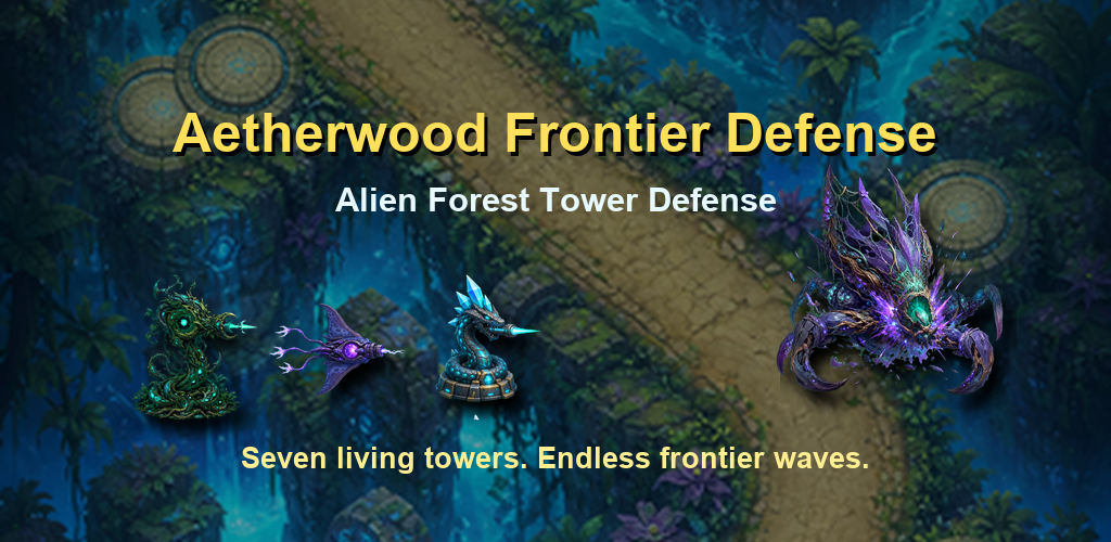 Aetherwood Frontier Defense feature art